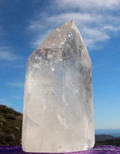 11" John of God Quartz Crystal Altar Stone 16 lb Reserved