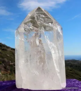 11" John of God Quartz Crystal Altar Stone 16 lb Reserved