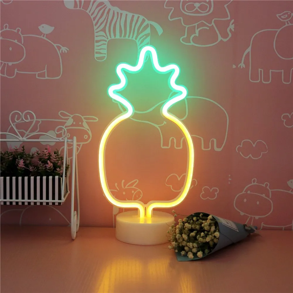 12 Inch Mini Neon Pineapple