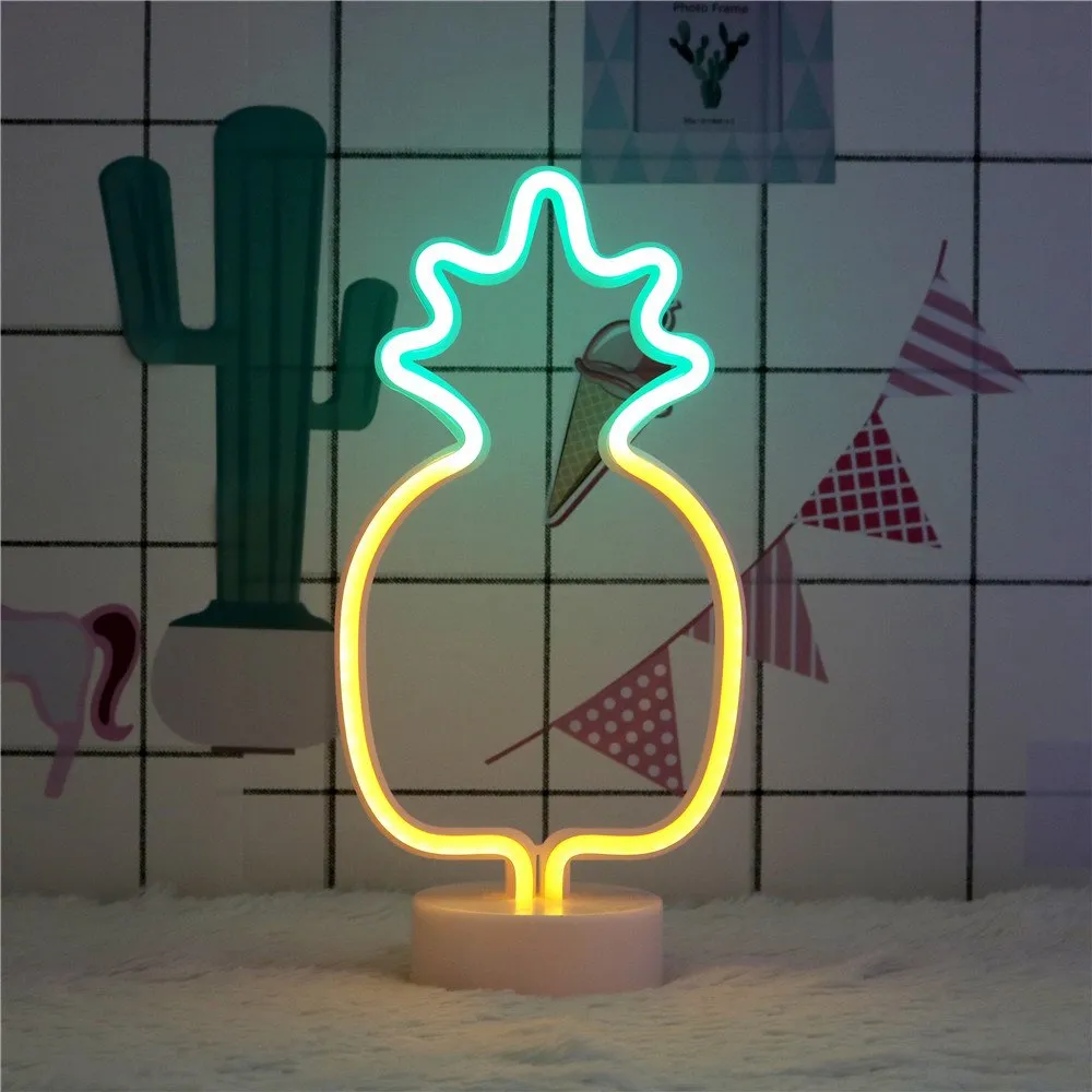 12 Inch Mini Neon Pineapple