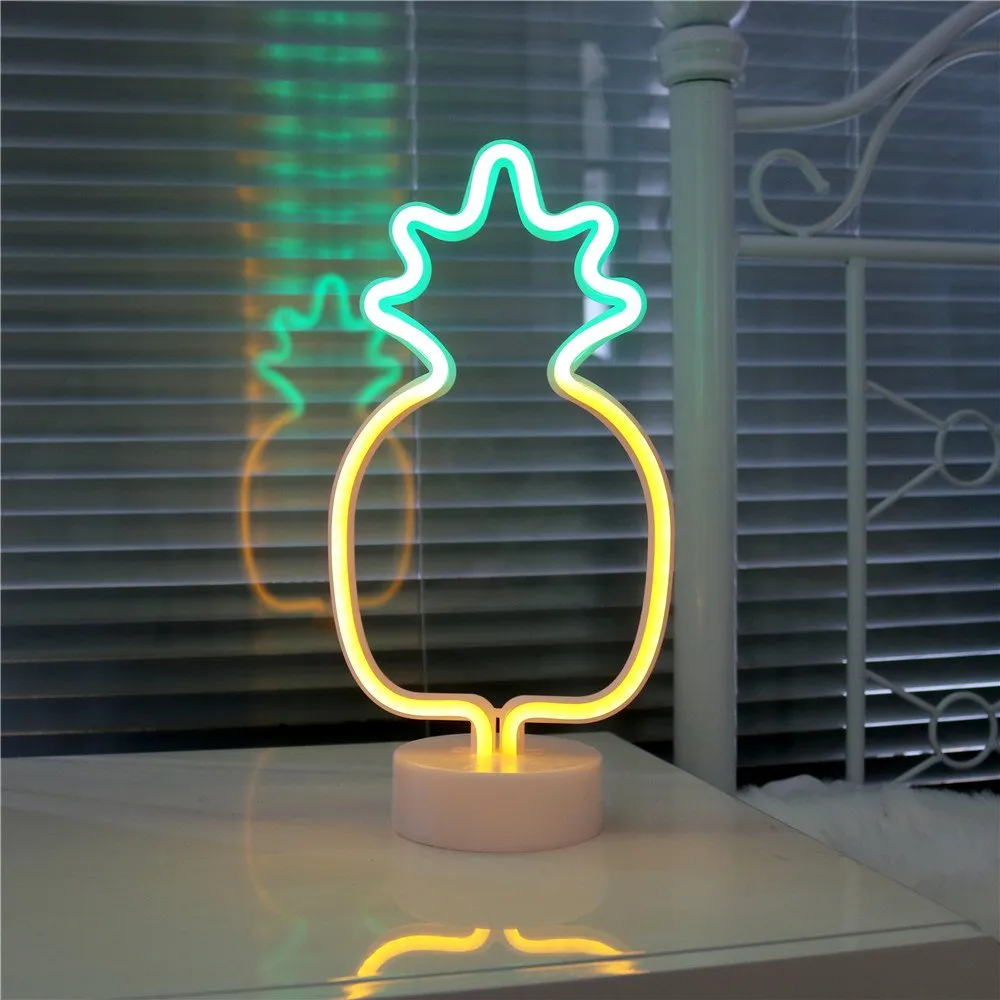 12 Inch Mini Neon Pineapple