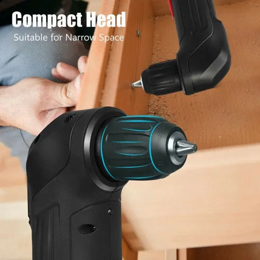 12V Cordless Angle Drill with 3/8" Single Sleeve Chuck