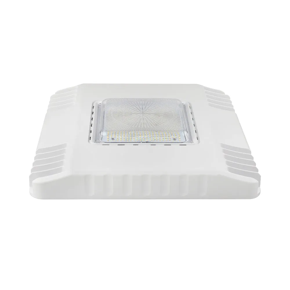 150-Watt Gas Station Canopy Square 20250lm 100-277V 5000K LED Light