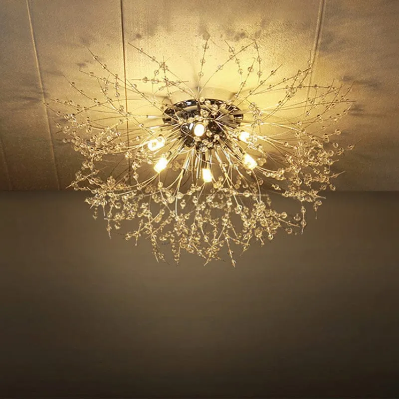 2 Style Sputnik Flush Mount Ceiling Light