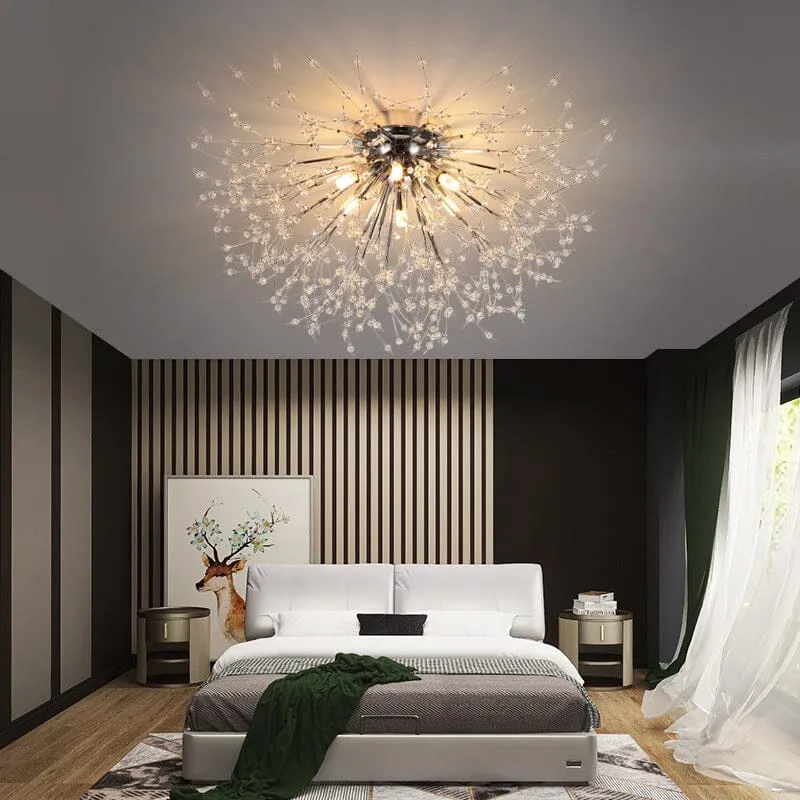 2 Style Sputnik Flush Mount Ceiling Light