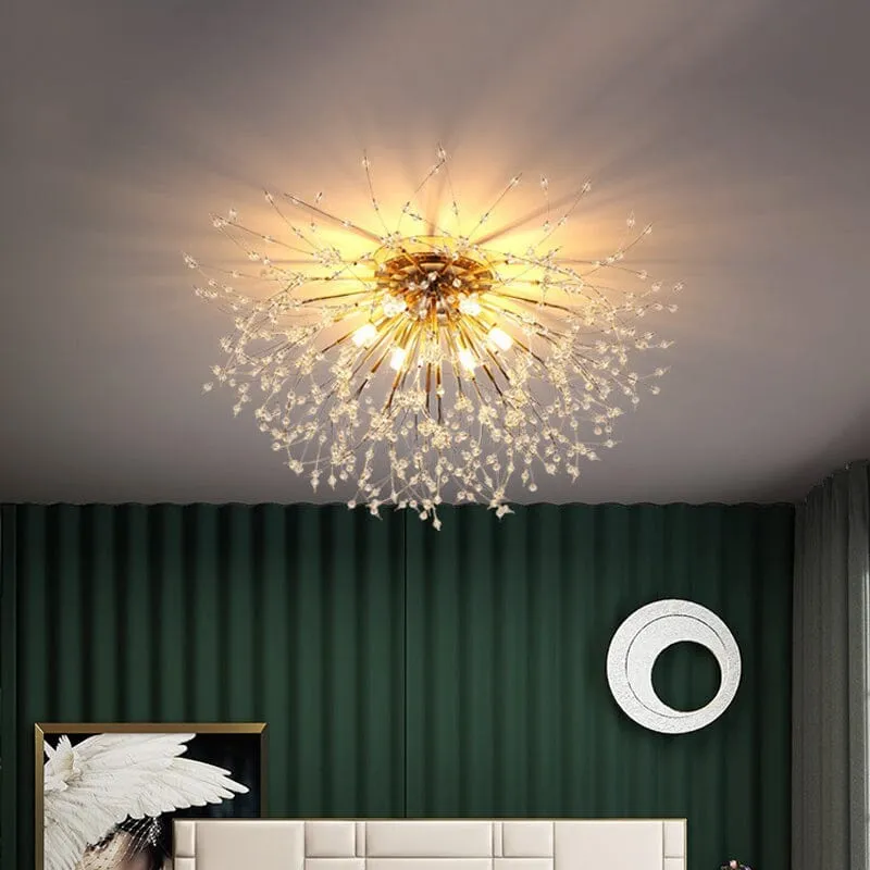 2 Style Sputnik Flush Mount Ceiling Light