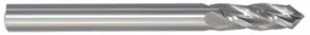 208-645000: 1/2in. Dia., 3in. Overall Length, 4-Flute, Carbide Drill Mill- SE, 60 deg, Uncoated, USA