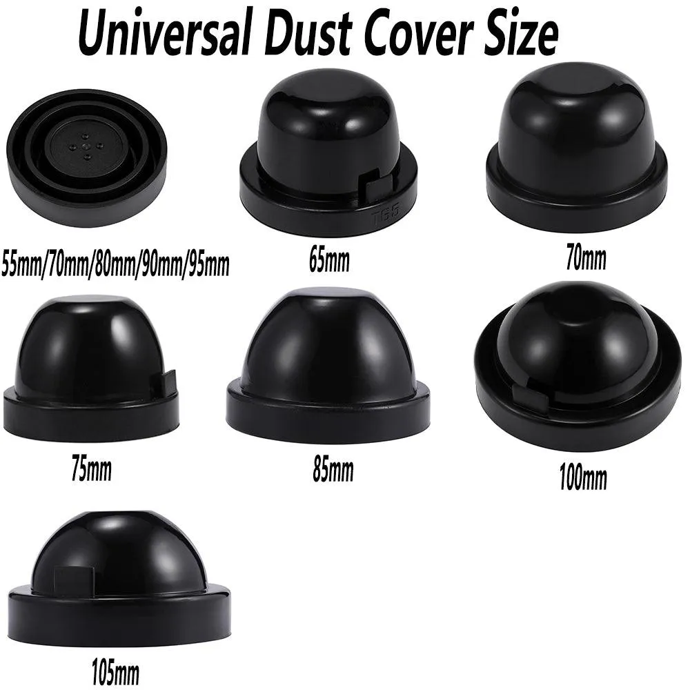 (2pcs/set) 100mm Universal Car light Seal Cap Dust Cover