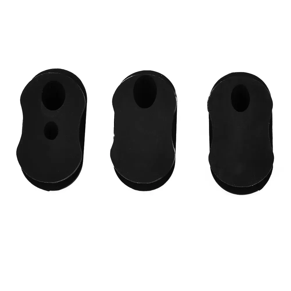 3 Pcs Electric Scooter Dust Black Rubber Plug For Ninebot Max G30 Sealed Plug Replacement Electric Scooter Dust Plug Parts