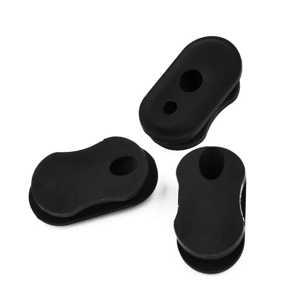 3 Pcs Electric Scooter Dust Black Rubber Plug For Ninebot Max G30 Sealed Plug Replacement Electric Scooter Dust Plug Parts