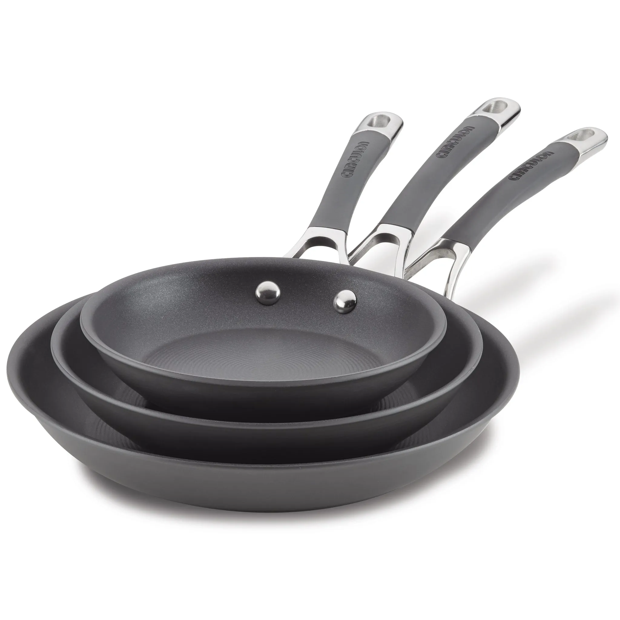 3-Piece Nonstick Frying Pan Set