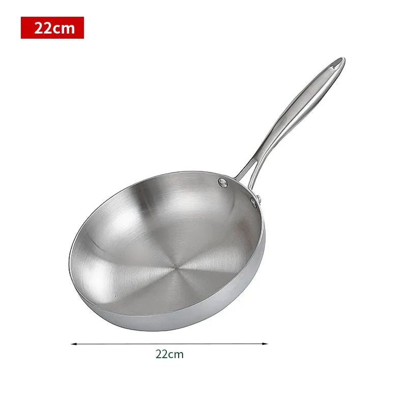 304 Stainless Steel Frying Pan