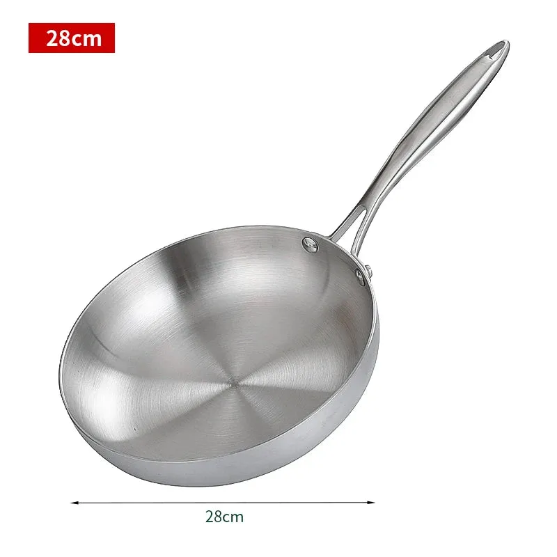 304 Stainless Steel Frying Pan