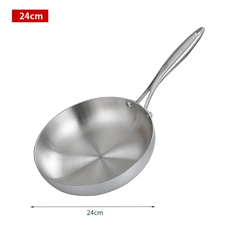 304 Stainless Steel Frying Pan