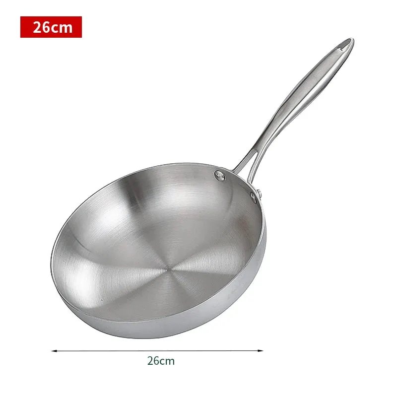 304 Stainless Steel Frying Pan