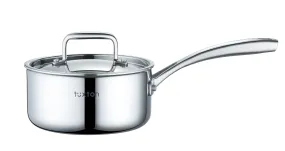 316 Series - 2.4QT Surgical Stainless Steel Triply Saucepan with BONUS GIFT: Silicone Mitt