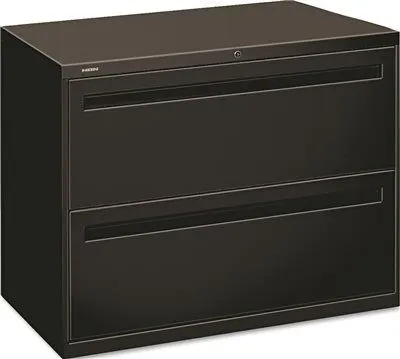 700 Series Two-Drawer Lateral File 36W X 19-1/4D Black