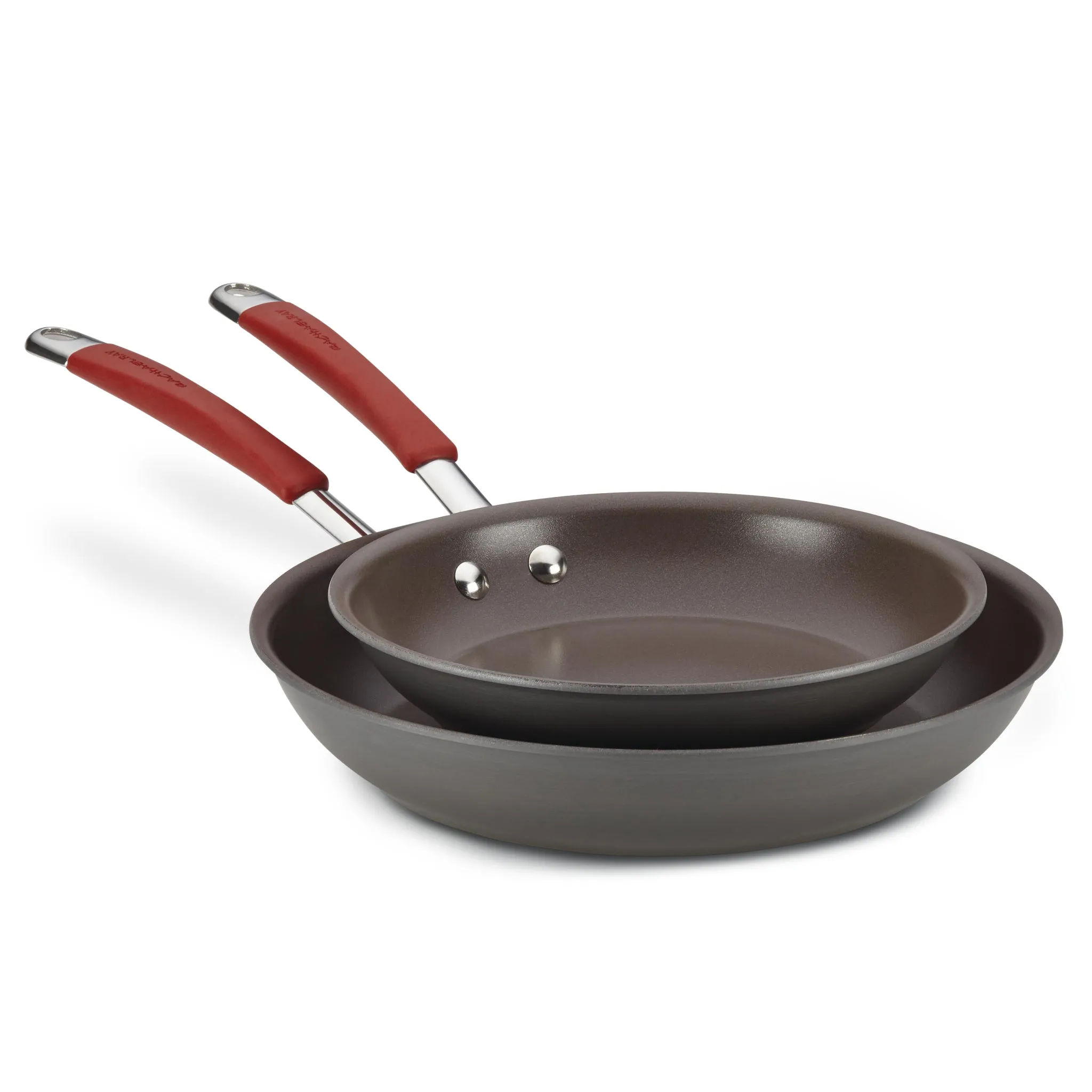 9.25" and 11.5" Cucina Hard Anodized Nonstick Frying Pan Set