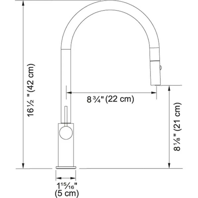 Ambient Pull-Down Kitchen Faucet