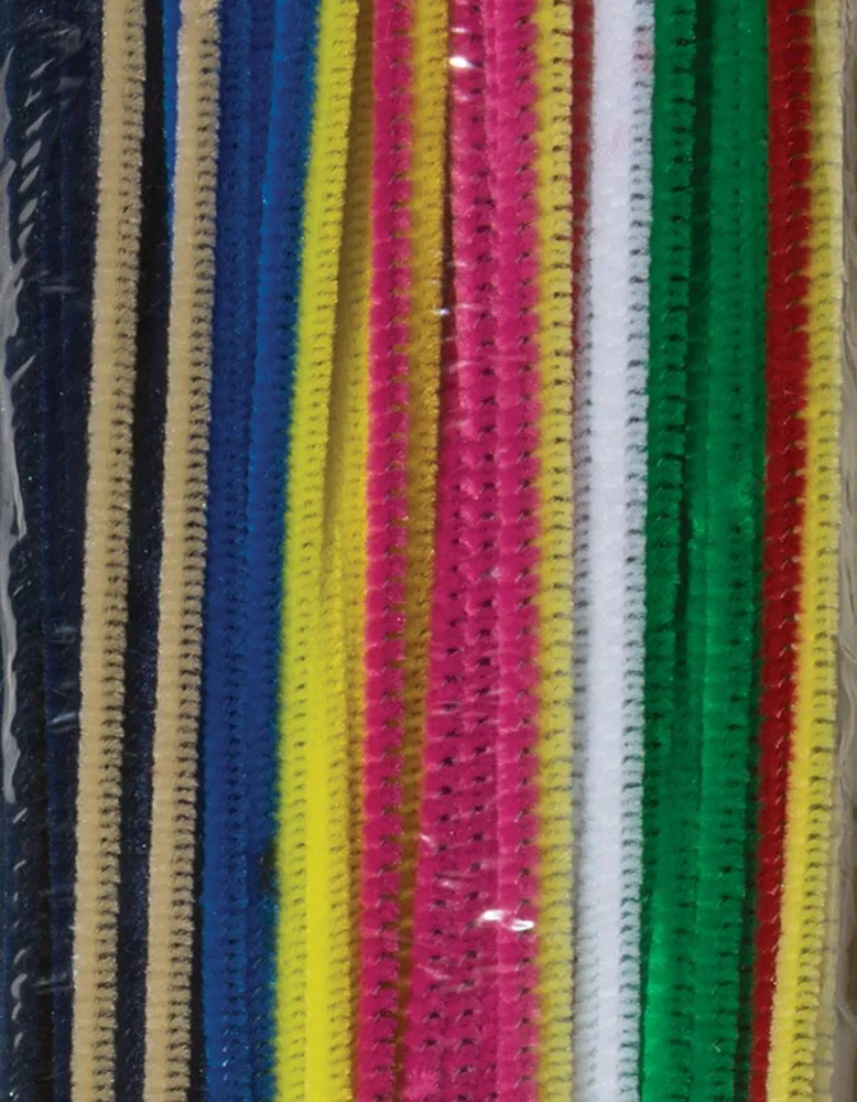 Assorted Regular Chenille Stems