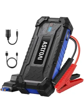 AstroAI S8 Ultra Battery Jumper Starter Portable, 4000A Car Jump Starter for Up to 10.0L Gas & 8.0L Diesel Engines, 88.8Wh Portable 12V Jump Box with USB Quick Charge and DC/Type C Port