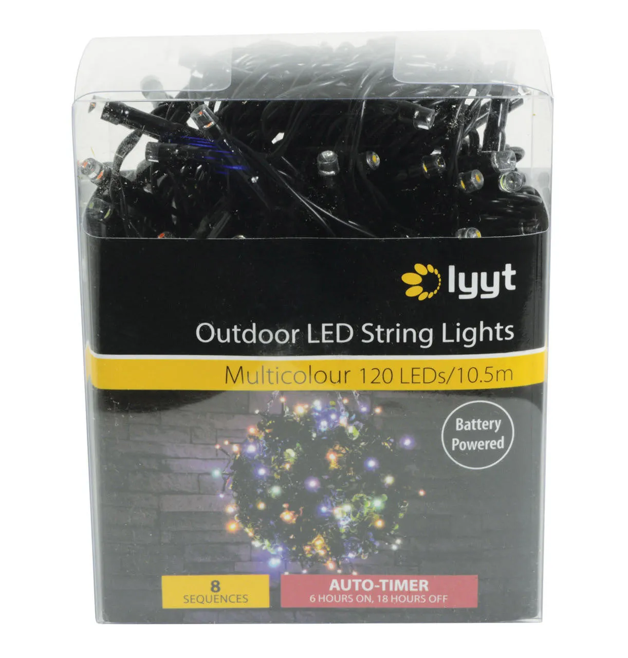 Battery Operated String Lights for Sensory Dens and Rooms - Multi-Coloured