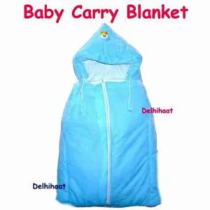 Beautiful Baby Carry Blanket with cap