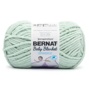 Bernat Baby Blanket Sparkle Yarn - Seafoam