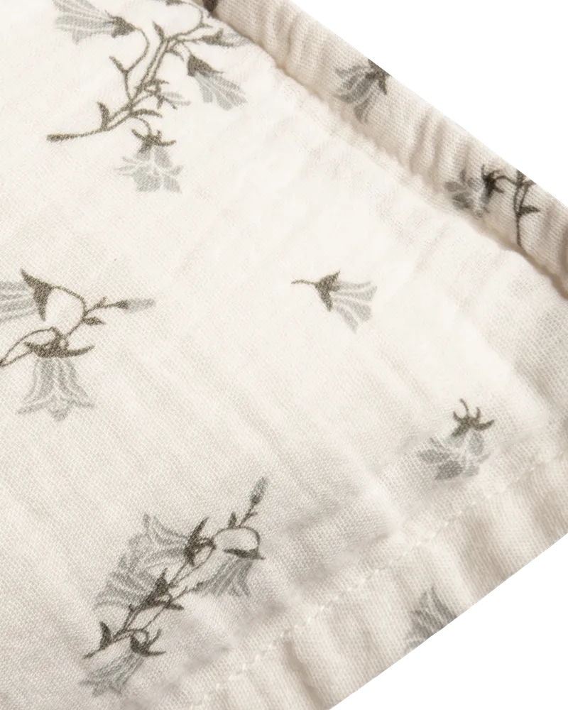 Bluebell Muslin Pillowcase