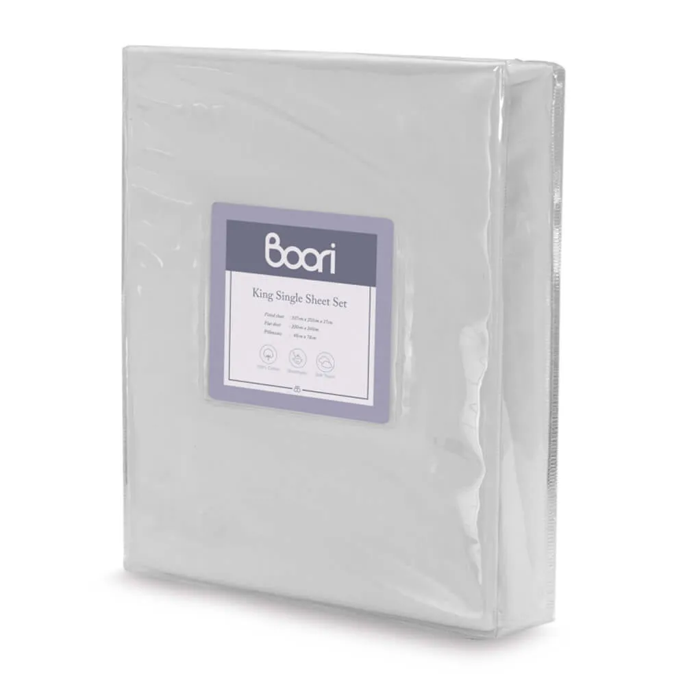 Boori King Single Sheet Set