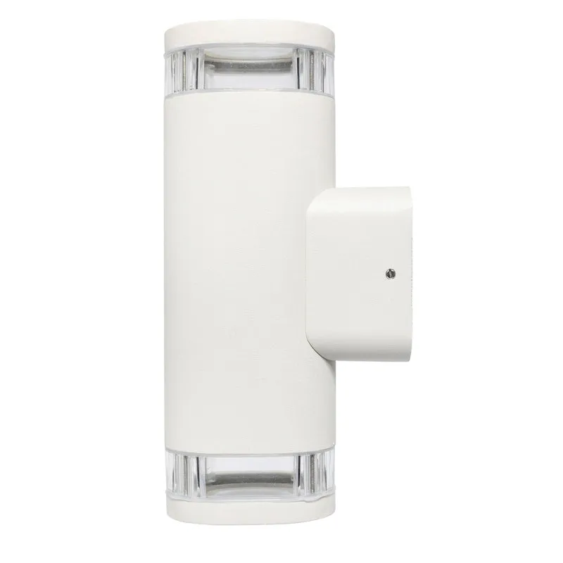 Brilliant Glenelg-Ambient LED Up/Down Exterior Wall Light - White