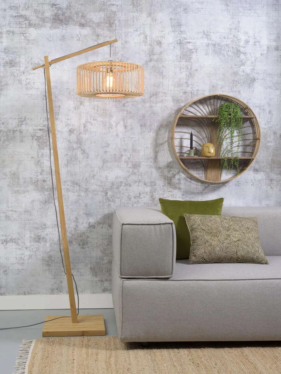 Bromo Columnar Bamboo Floor Light