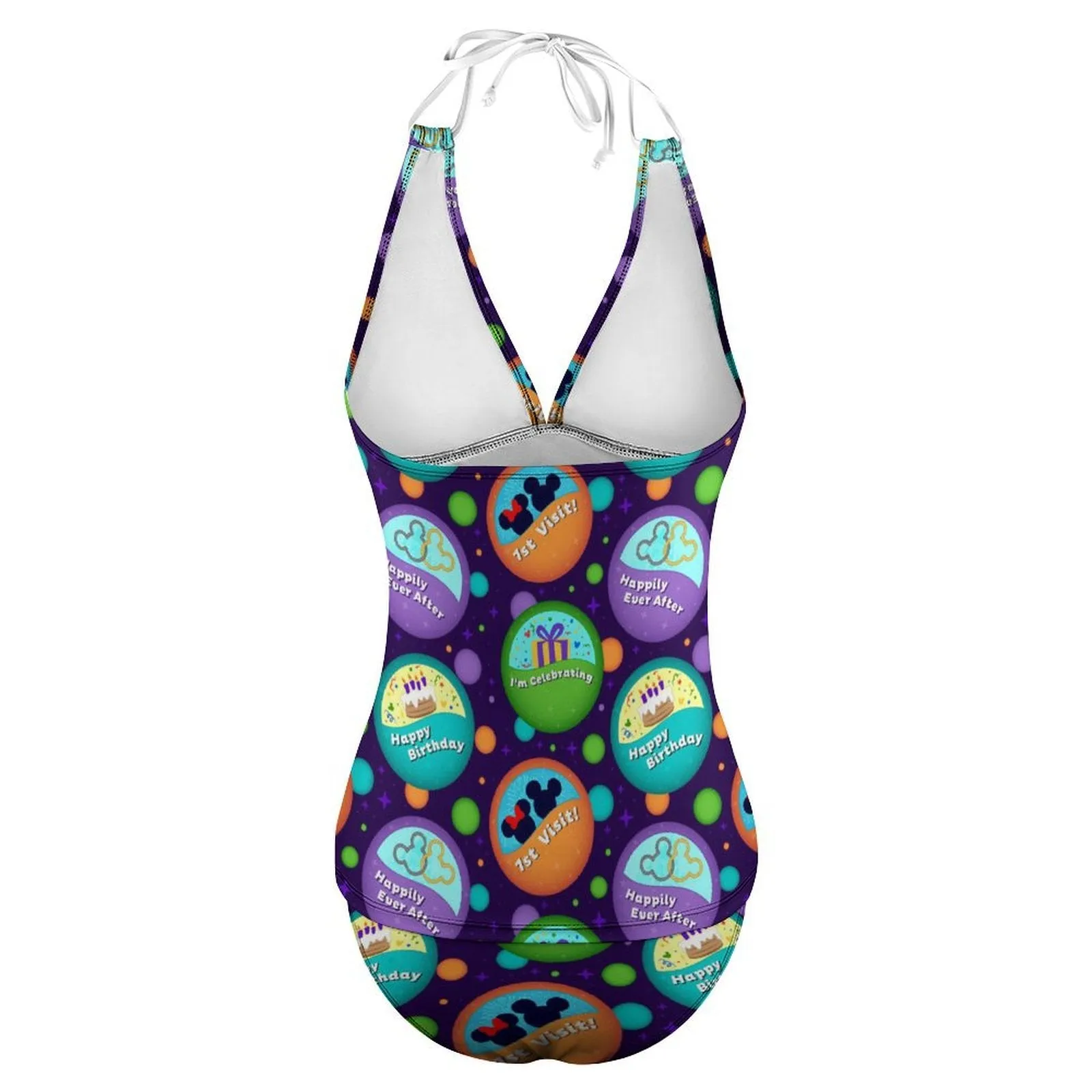 Button Collector Women's Split Swimsuit