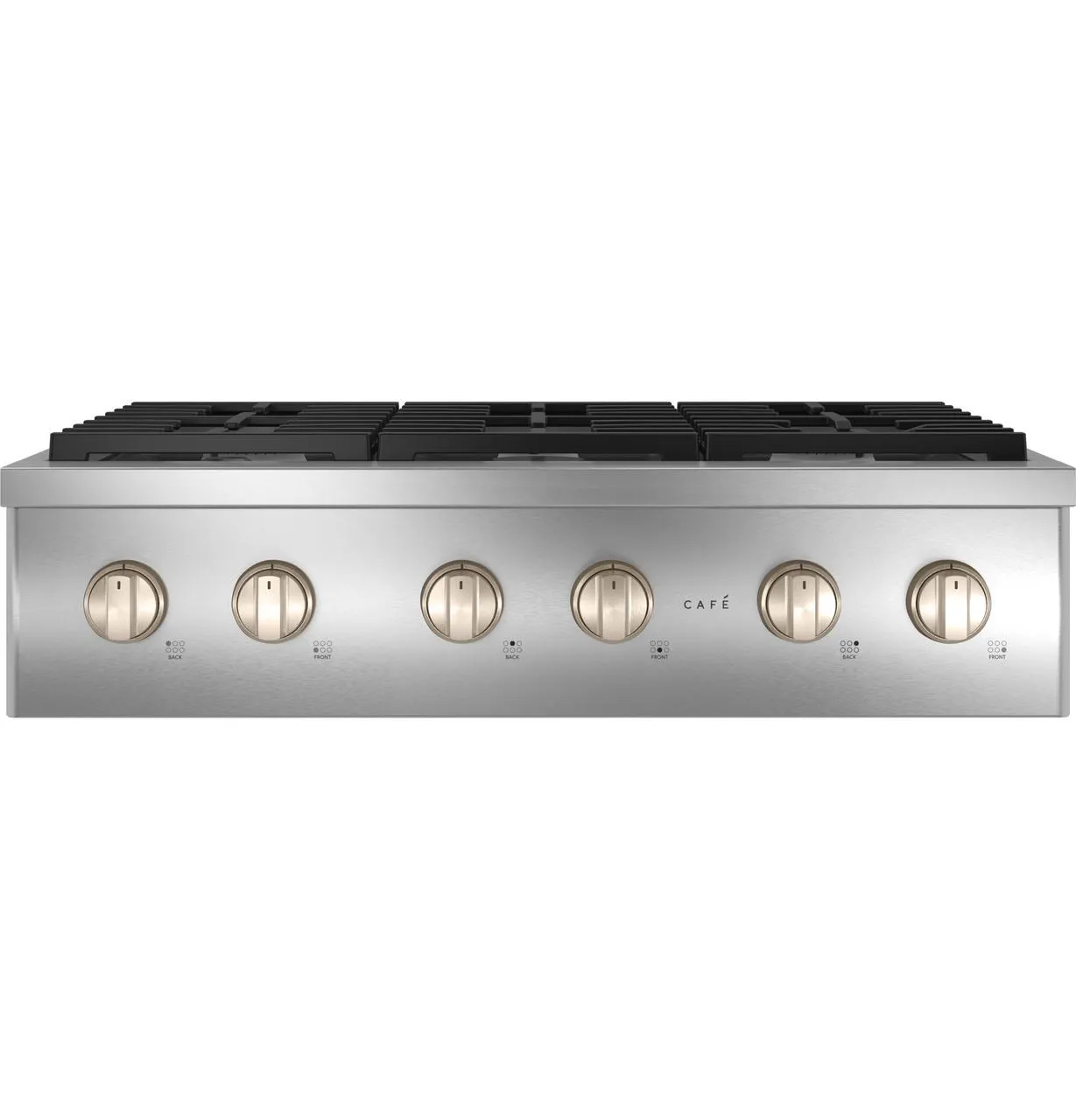 Cafe CGU366P2TS1 Caf(eback)™ 36" Commercial-Style Gas Rangetop with 6 Burners (Natural Gas)