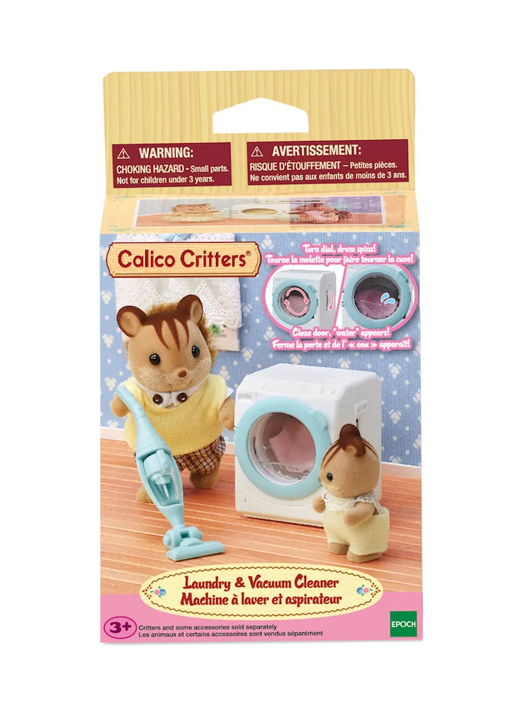 Calico Critters Laundry & Vacuum Cleaner