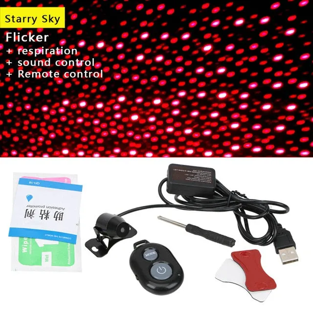 Car Atmosphere Ambient Light DJ Music Sound Lamp