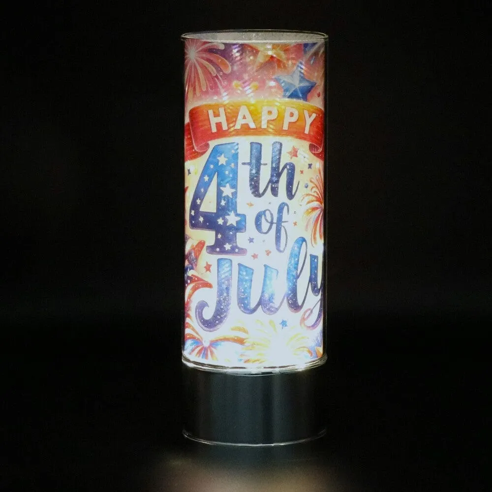 Celebrate 4th of July Insert and Sparkle Glass®  Accent Light