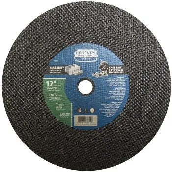 Century Drill & Tool 08512 Type 1A Masonry Abrasive Saw Blade ~ 1/8