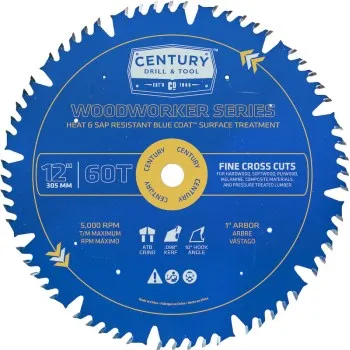 Century Drill & Tool 10607 12 60t Miter Blade