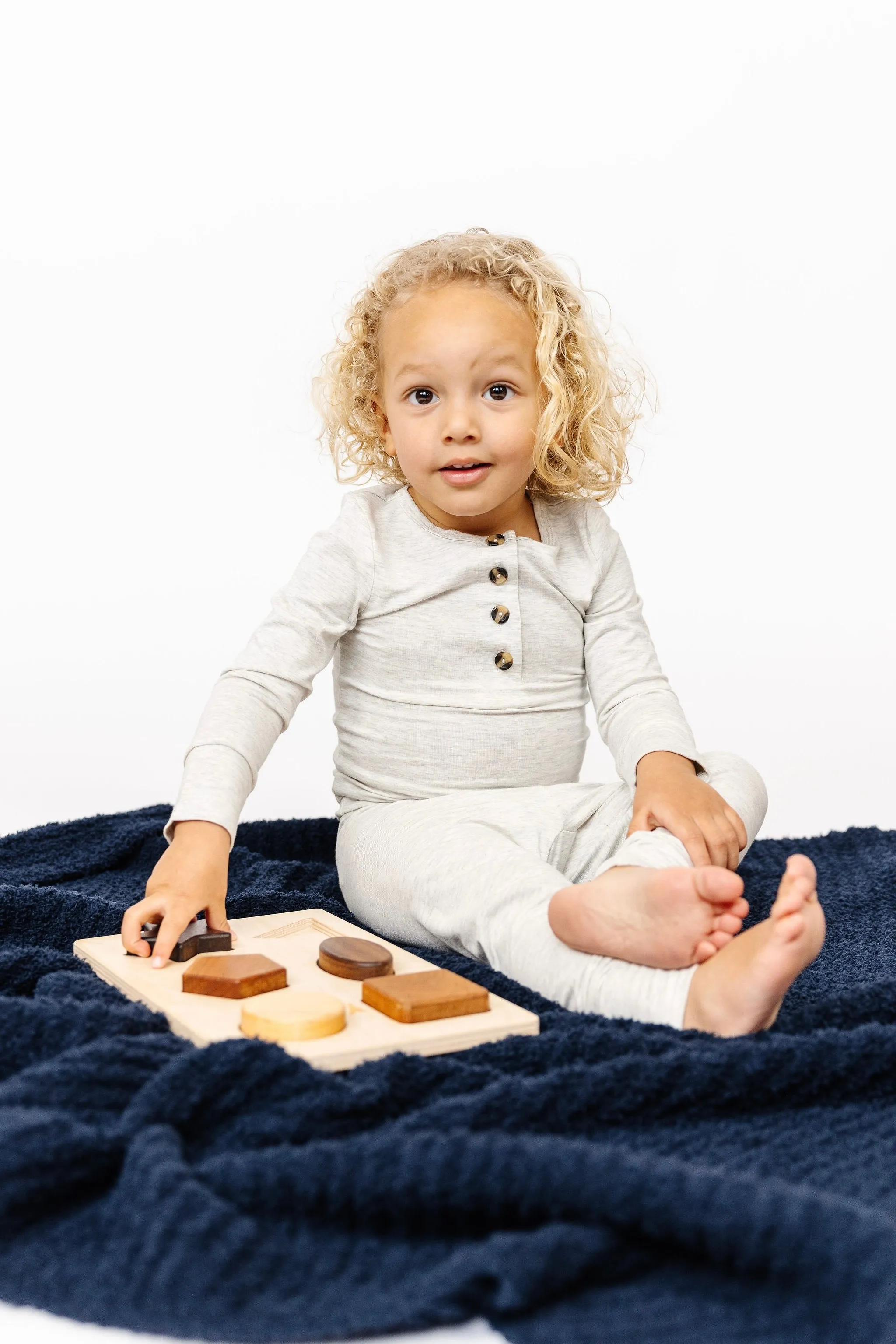 Chenille Blanket - Navy - Adult/Throw