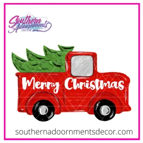 Christmas Truck Template & Digital Cut File