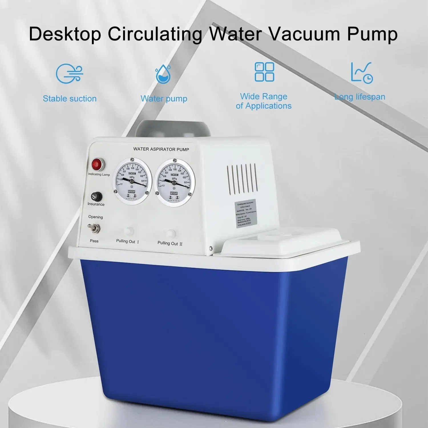 Circulating Water Vacuum Pump, 1500-2000 Pa, 80 L/min