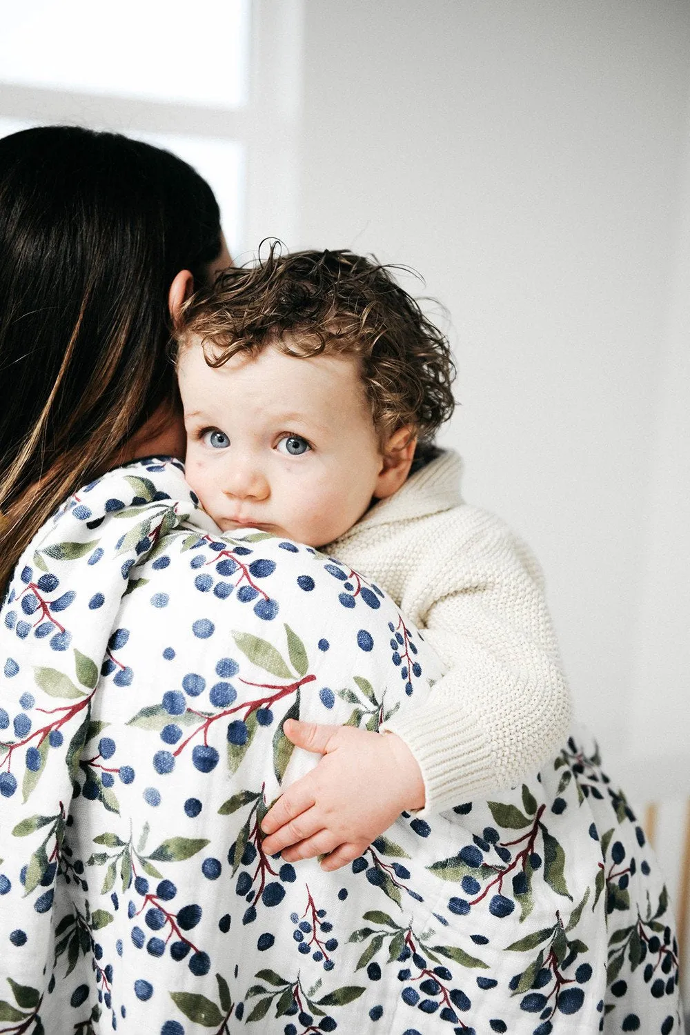 Clementine Kids - Reversible Muslin Blanket Quilt - Huckleberry