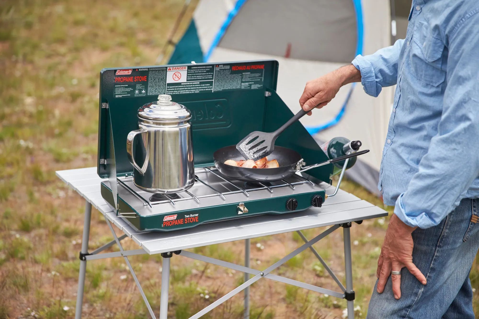 Coleman Classic Propane Gas Camping Stove, 2-Burner