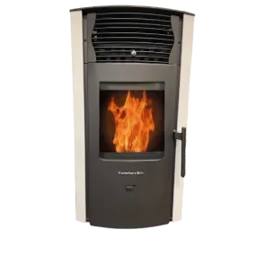 ComfortBilt HP50 2,200 sq. ft. EPA Certified Pellet Stove with Auto Ignition and 47 lb Hopper Arctic White New