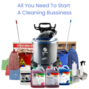 Commercial Cleaning Start-up Kit | Pacvac Thrift Backpack Vacuum