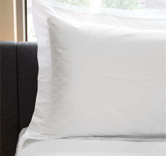 Crisp Standard Tailored Pillowcase White