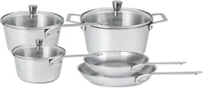 Cristel 1826 Collection - 8 Pc. Stainless Steel Cookware Set