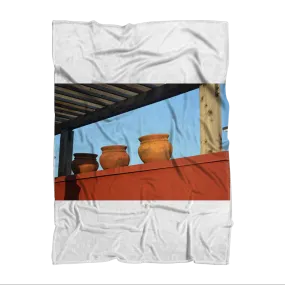 DecorativeVases Sublimation Throw Blanket