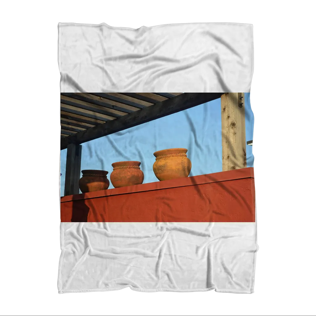 DecorativeVases Sublimation Throw Blanket